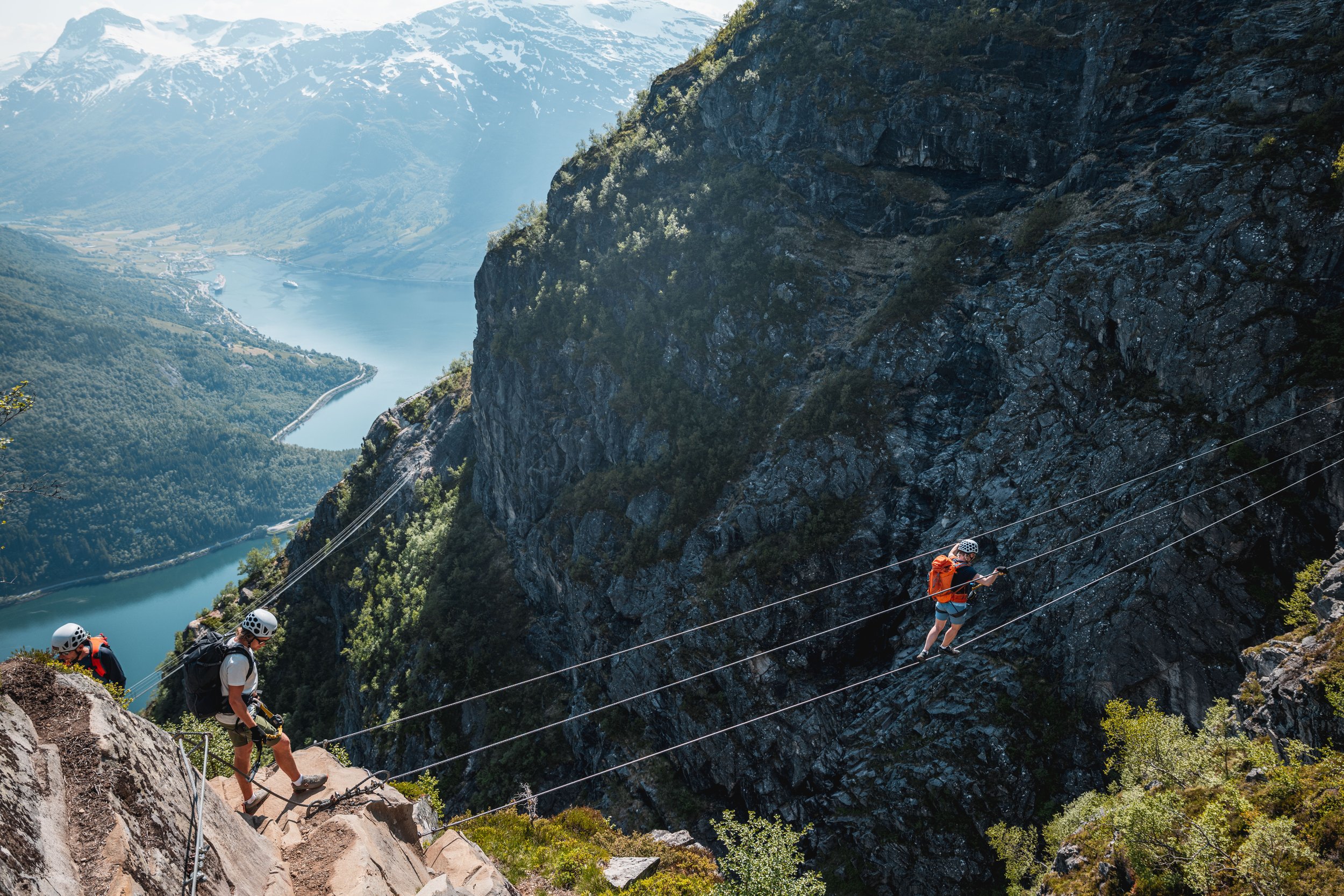 Via ferrata Loen, brug